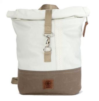 Rolltop Rucksack S " Möwe "   taupe